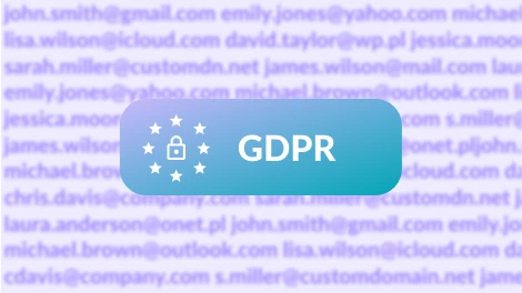 Full protection of personal data and compliance with GDPR.
