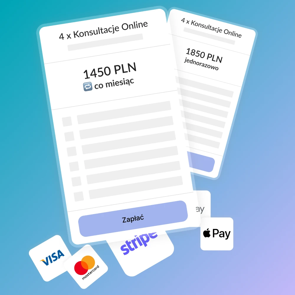 Płatności online przed wizytą