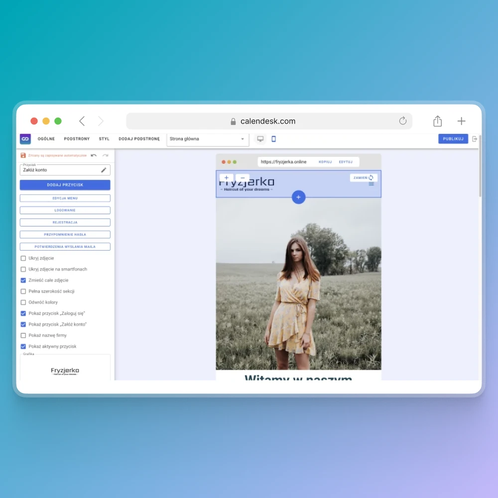Wsparcie dla telefonów i tabletów